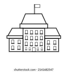 icono de construcción de vectores en un fondo blanco
