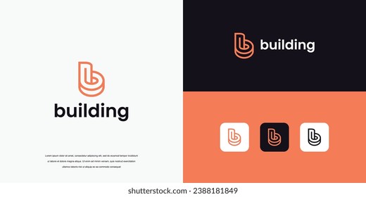 Vector building logo design template