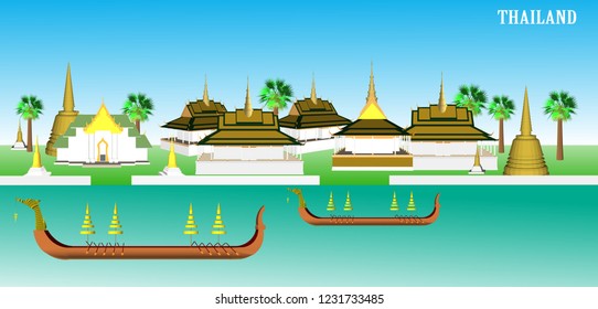 Vector building measure Thailand