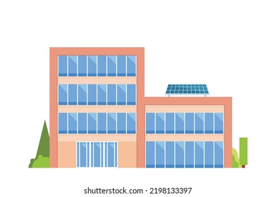 Edificios de vectores o edificios de oficinas para ilustrar la ciudad