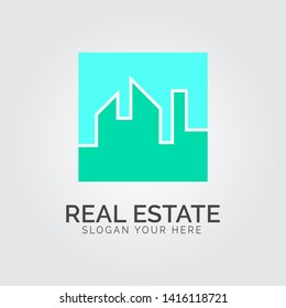vector building, skyscrapper icon, logo isolated
