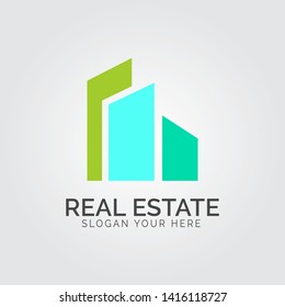 vector building, skyscrapper icon, logo isolated