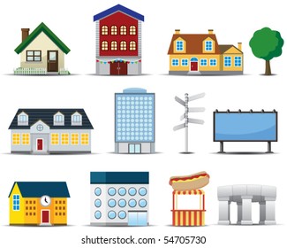 Vector Buildings Icon