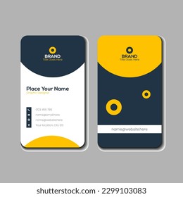 vector buisness card desing in back and home site