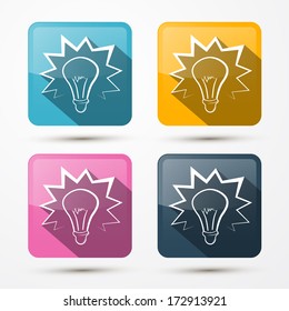 Vector Bulb Icons