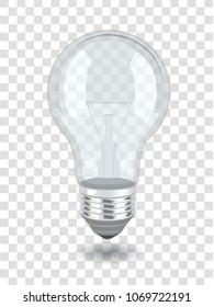 Vector bulb over background. eps 10 illustration