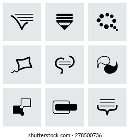 Vector Bulds icon set on grey background