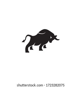 Vector of a bull design on white background. Wild Animals. Easy editable layered vector illustration.