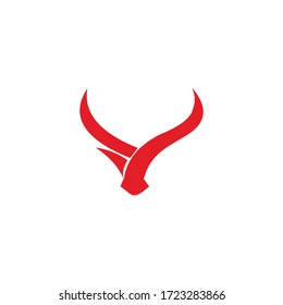 Vector of a bull design on white background. Wild Animals. Easy editable layered vector illustration.