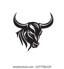 Vector of bull design on white background. Wild Animals, Vector illustration. EPS 10