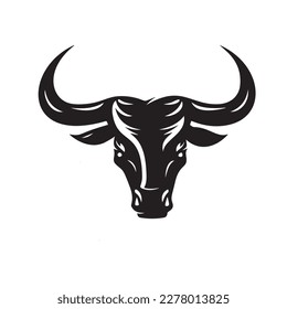 Vector of bull design on white background. Wild Animals, Vector illustration. EPS 10