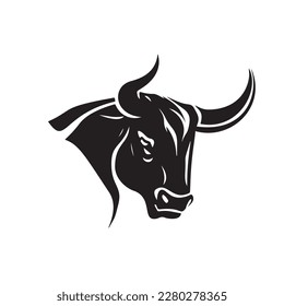 Vector of bull design on white background. Wild Animals, Vector illustration. EPS 10