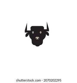 Vector bull logo or accounts logo or flat image 