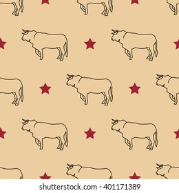 Vector bull pattern