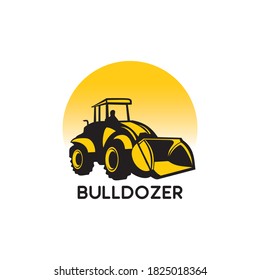 Vector of Bulldozer cartoon design eps format, suitable for your design needs, logo, illustration, animation, etc.