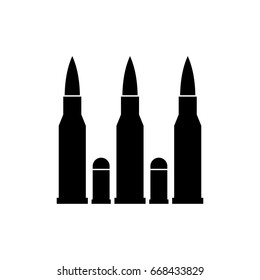 Vector bullet holes set. Violence and crime, gunshot and military, hit and ammunition illustration
