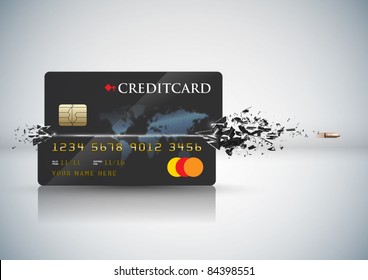 Vector Bullet Sends a Shot Through a Credit Card