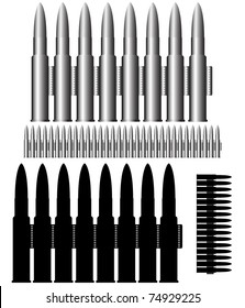 vector bullets - ammunition - the belt of ammunition - cartridges