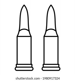 Diseño de iconos de esquema de viñetas de vectores
