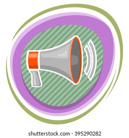 Vector bullhorn icon