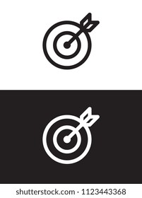 Vector Bullseye Icon Set