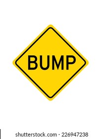 Vector 'Bump' Traffic Sign 