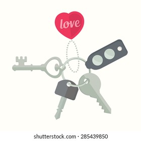 vector bunch of keys