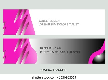 vector bundle banner abstract illustration