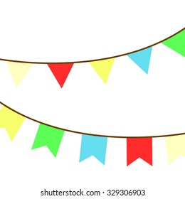 vector bunting background