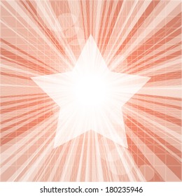 Vector burst with star symbol.