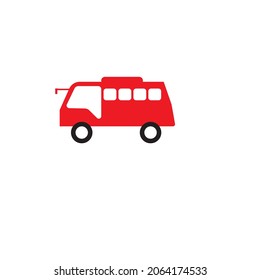ilustración o imagen de clip de bus vectorial