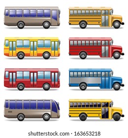 Vector Bus Icons