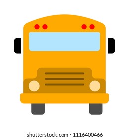 vector Bus illustration - shuttle Bus symbol, travel icon