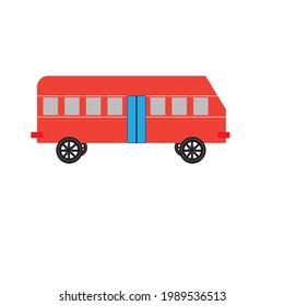 vector bus or bus logo or clipart illustration