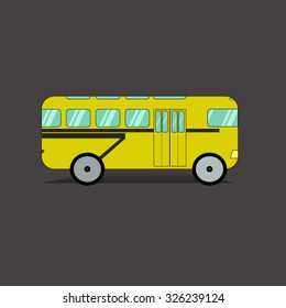 Vector bus, public transport.