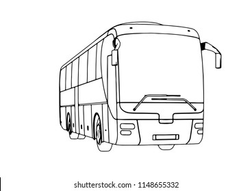 Bus Drawing Images, Stock Photos & Vectors | Shutterstock