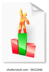 vector business 3d graphic