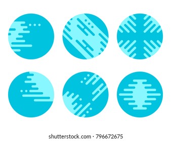 Vector business abstract circle icons collection logo design