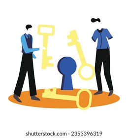 vector business analytics data organization statistical analysis profitable decisions expert