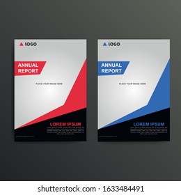 vector business annual report flyer in a4 size