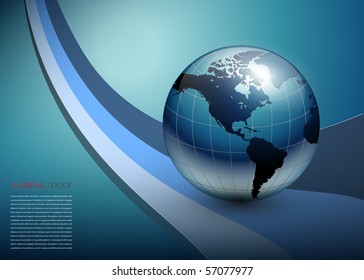 vector business background blue
