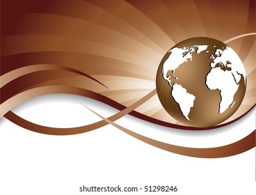 Vector business background; clip-art