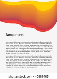 Vector business background with copy space.