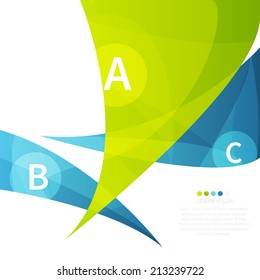 Vector business background. Template for business plan