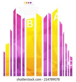 Vector business background. Template for business plan