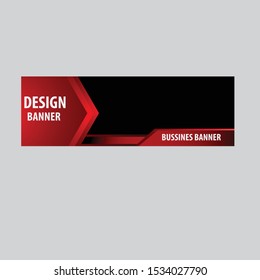 Vector business banner template for companies