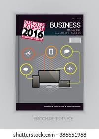 Vector business brochure