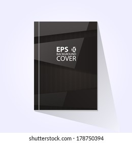 Vector business brochure, book, flyer, journal cover design template.