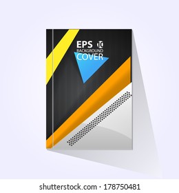 Vector business brochure, book, flyer, journal cover design template.