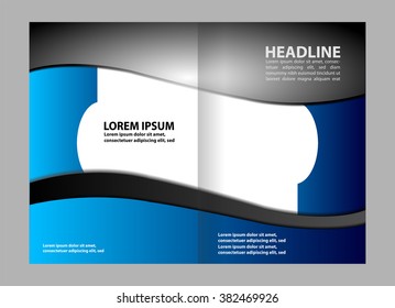 vector business brochure (booklet) template
